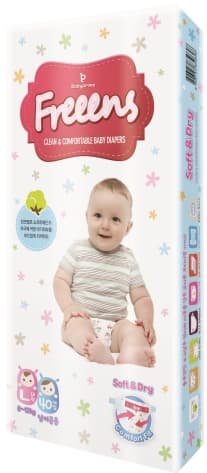 Freeens disposable baby diapers _L_